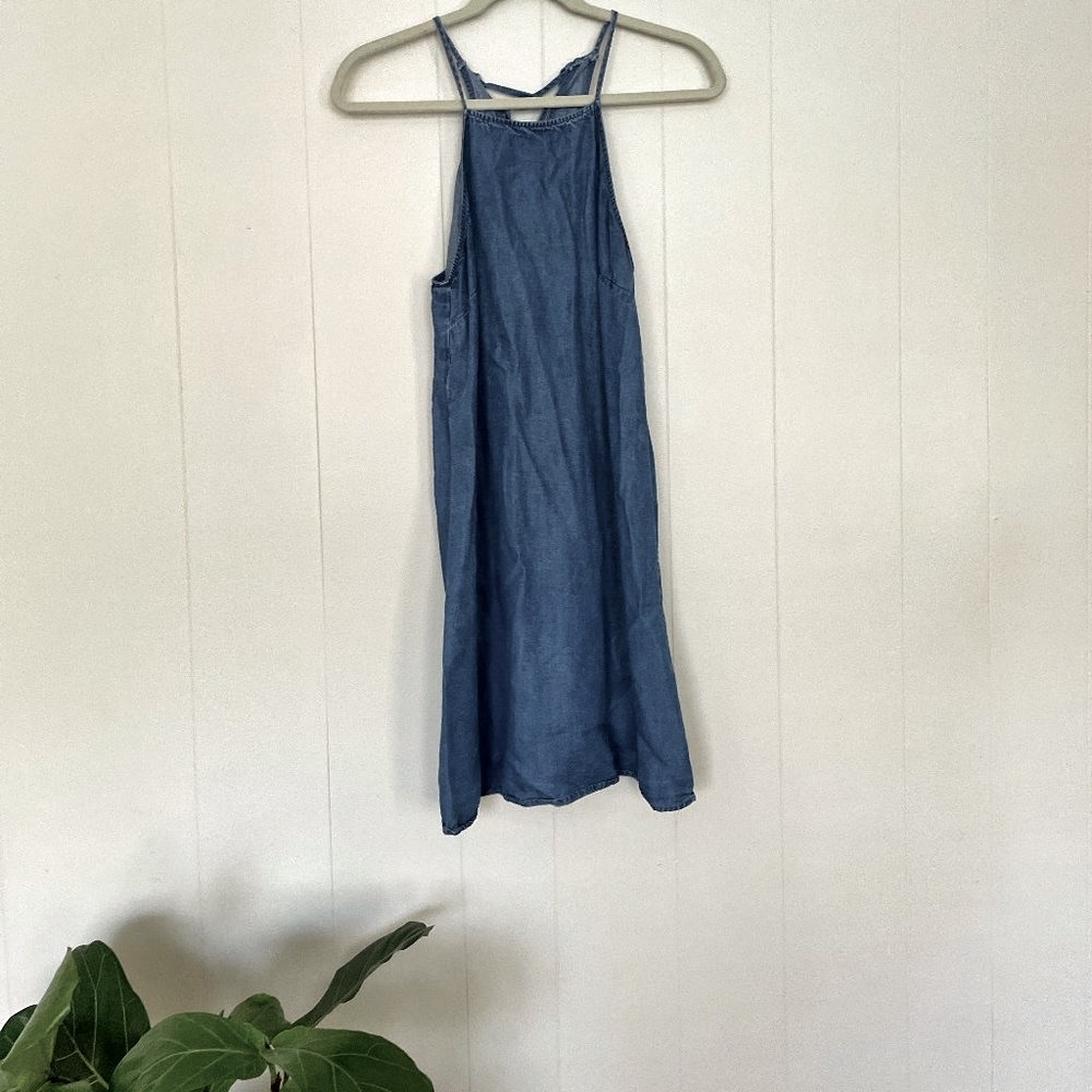 Chambray Mini Dress
